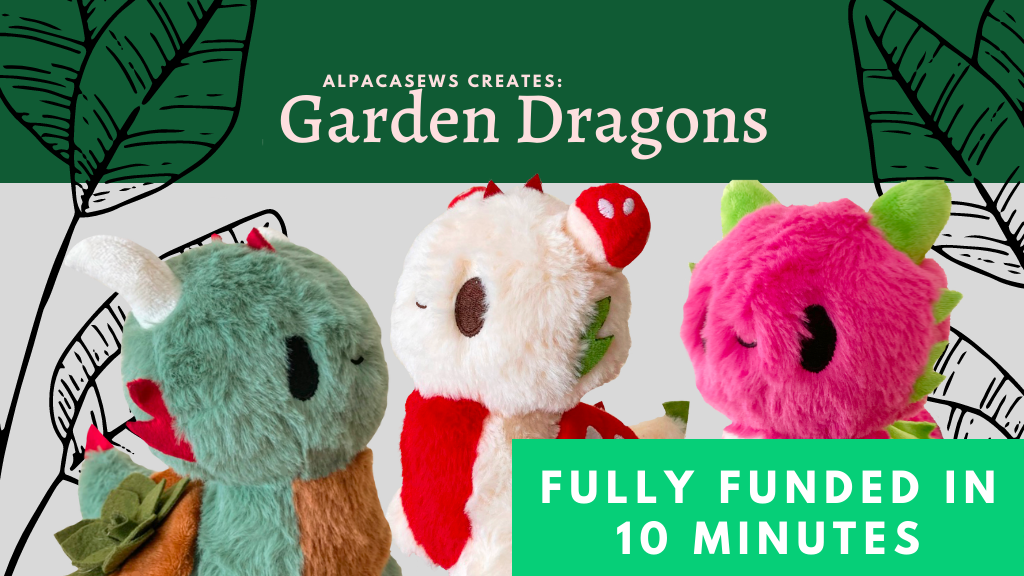 Baby Garden Dragon Plushies