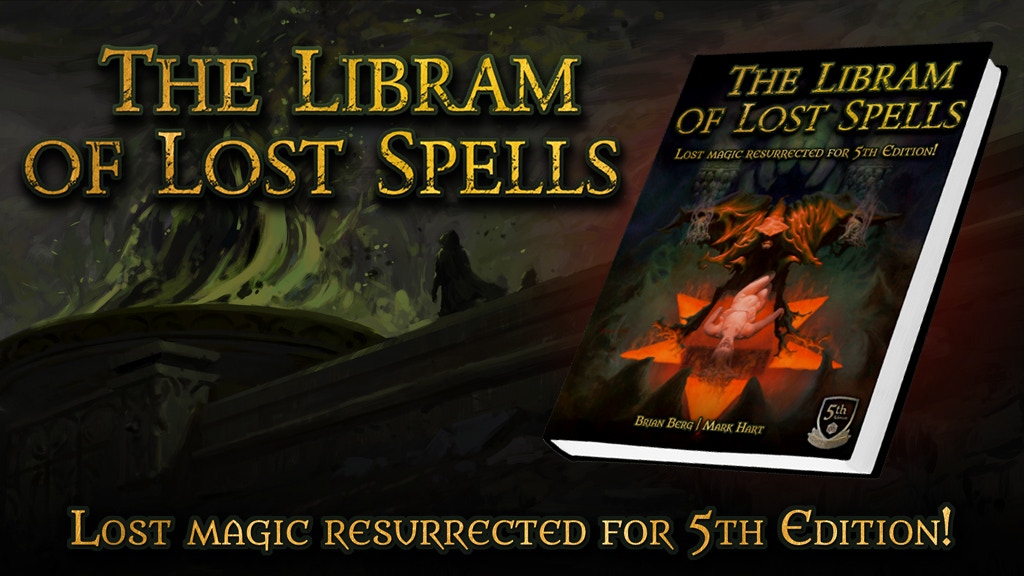 The Libram of Lost spells for DnD (5E+ Compatible)