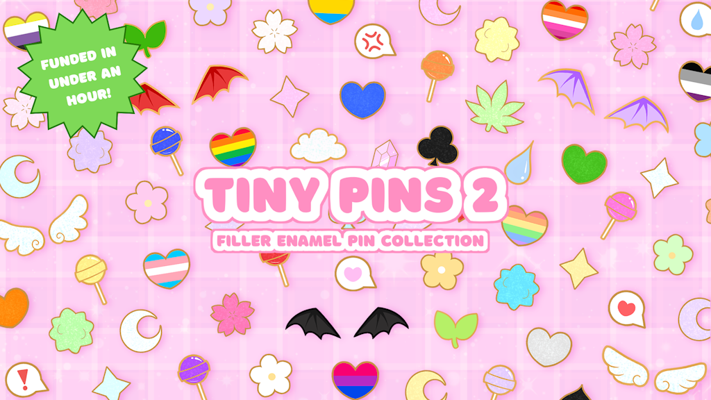 ♥ Tiny Pins 2 - Filler Enamel Pins ♥