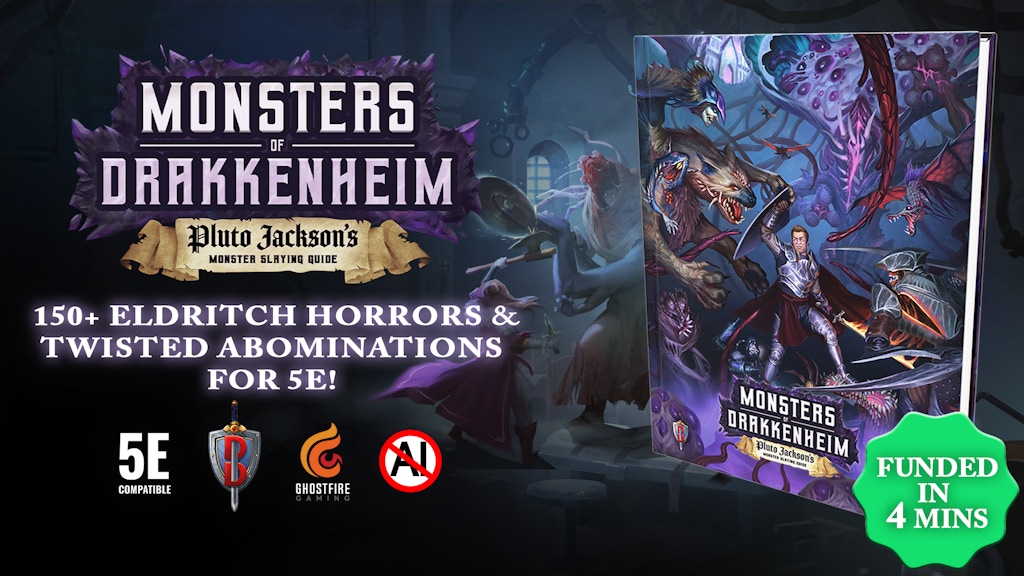 Monsters of Drakkenheim - 5E Monsters with Lore Lairs & Loot