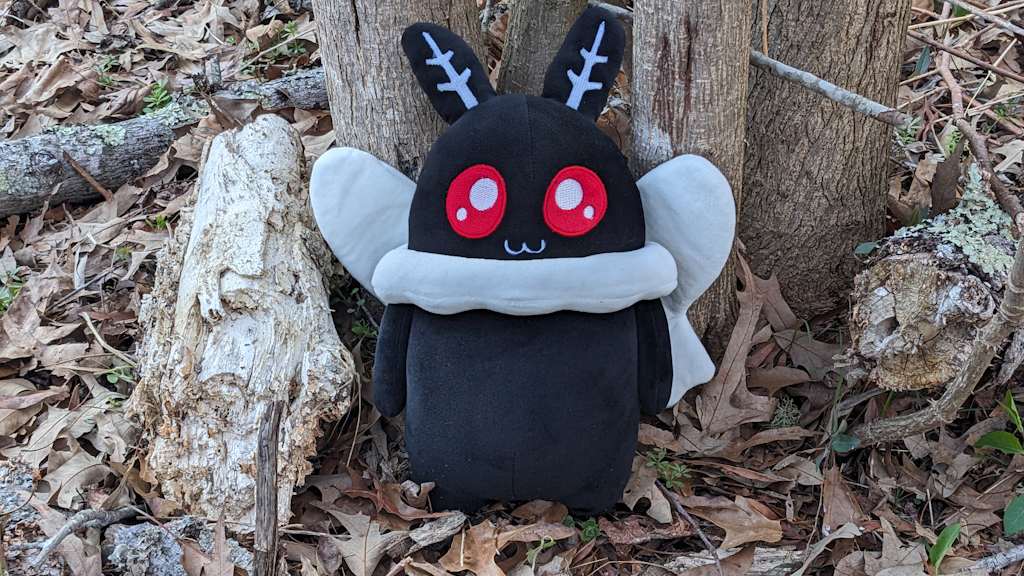 Cryptid.shop's Mothman Plush!