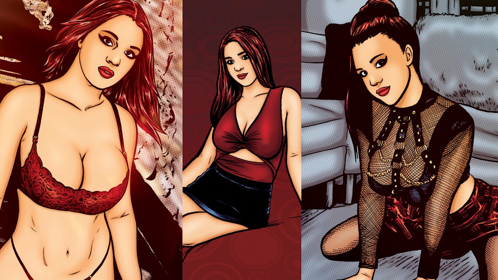 Lethal Desire #1-3 NSFW comics by Emma James & Gary Parkin!