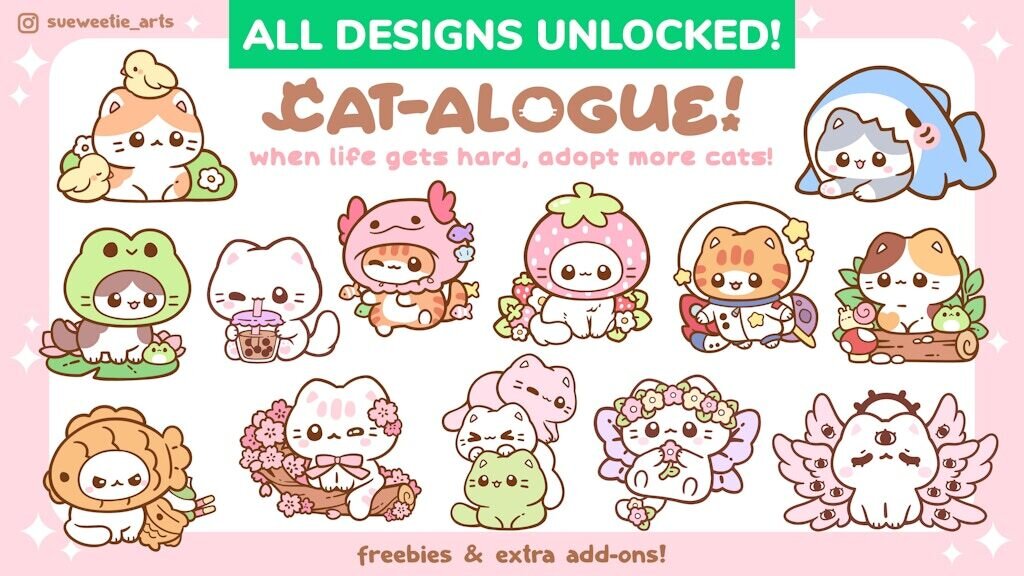 Cat-alogue! - Cute Cat Enamel Pins