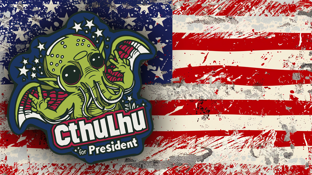 Cthulhu for President - Great Old Enamel Pins