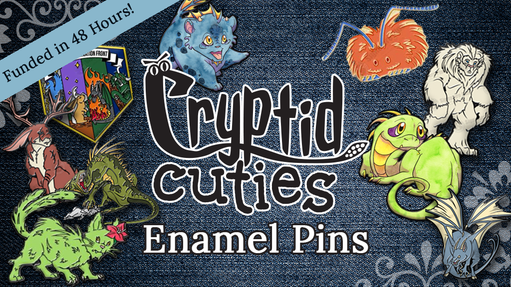 Cryptid Cuties: Enamel Pins of Fantastic Creatures & Beasts