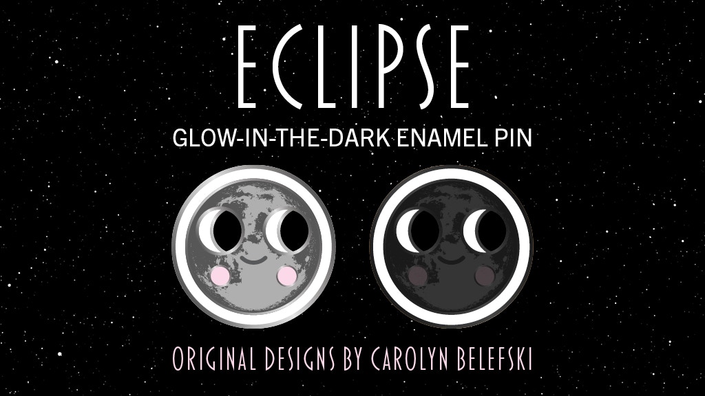 Total Solar Eclipse Enamel Pin - Make 100