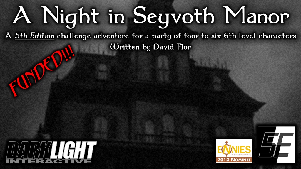 "A Night in Seyvoth Manor" for D&D 5th Edition