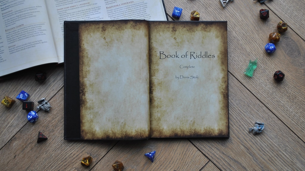 Book of Riddles Complete Edition for Role-Playing Games