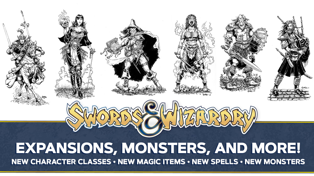 Swords & Wizardry: Expansions, Monsters, and More!