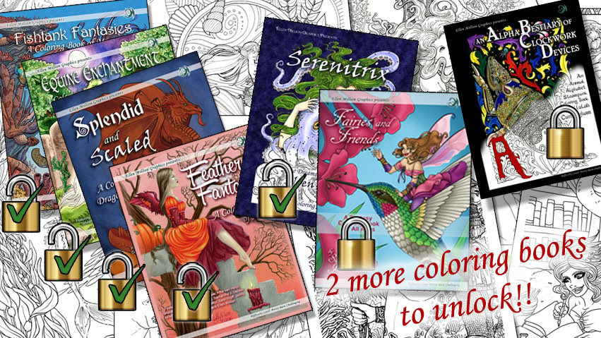 (More!) Fantasy Coloring Books for (so-called) Grown-ups