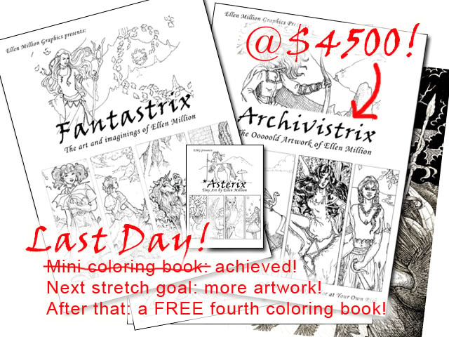 Fantastrix, A Coloring Book For (So-Called) Grown-ups