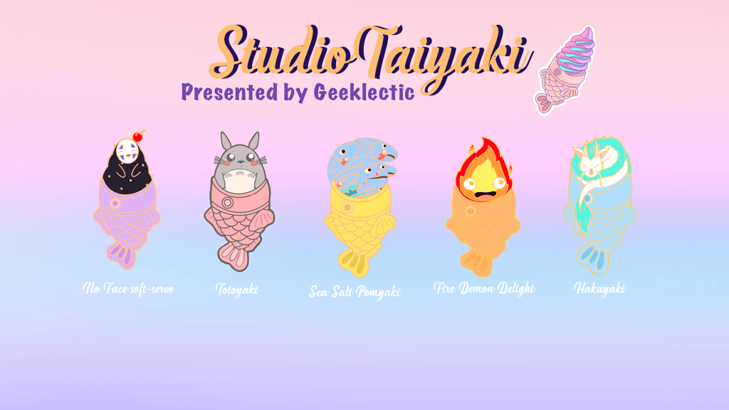 Studio Taiyaki Hard Enamel Pin Collection