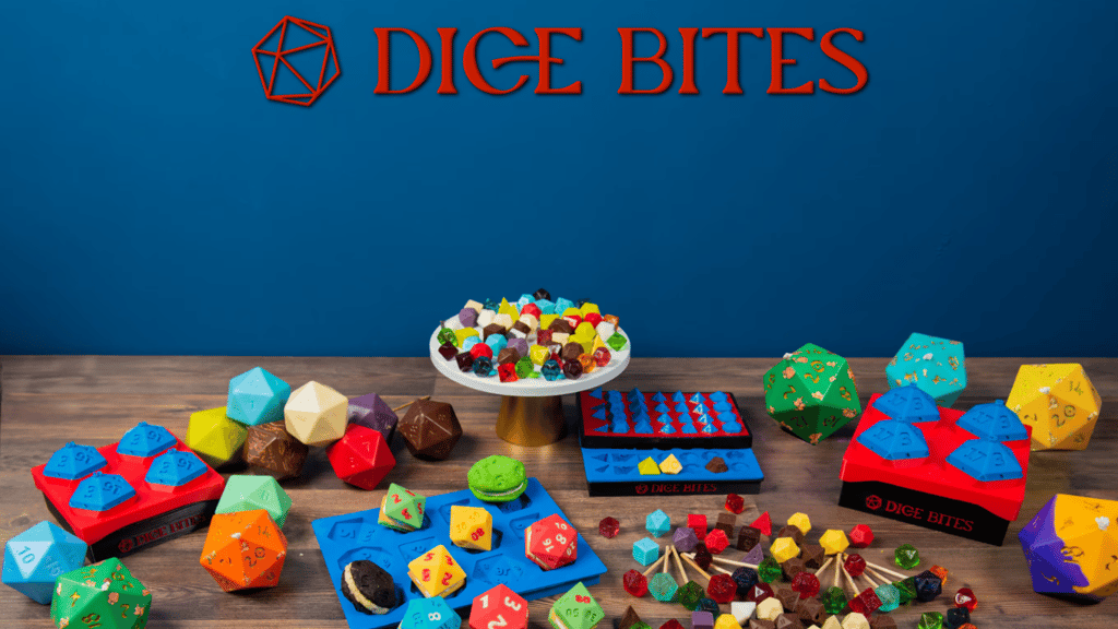 Dice Bites: Colection of Molds for RPG-Dice Treats & Crafts.
