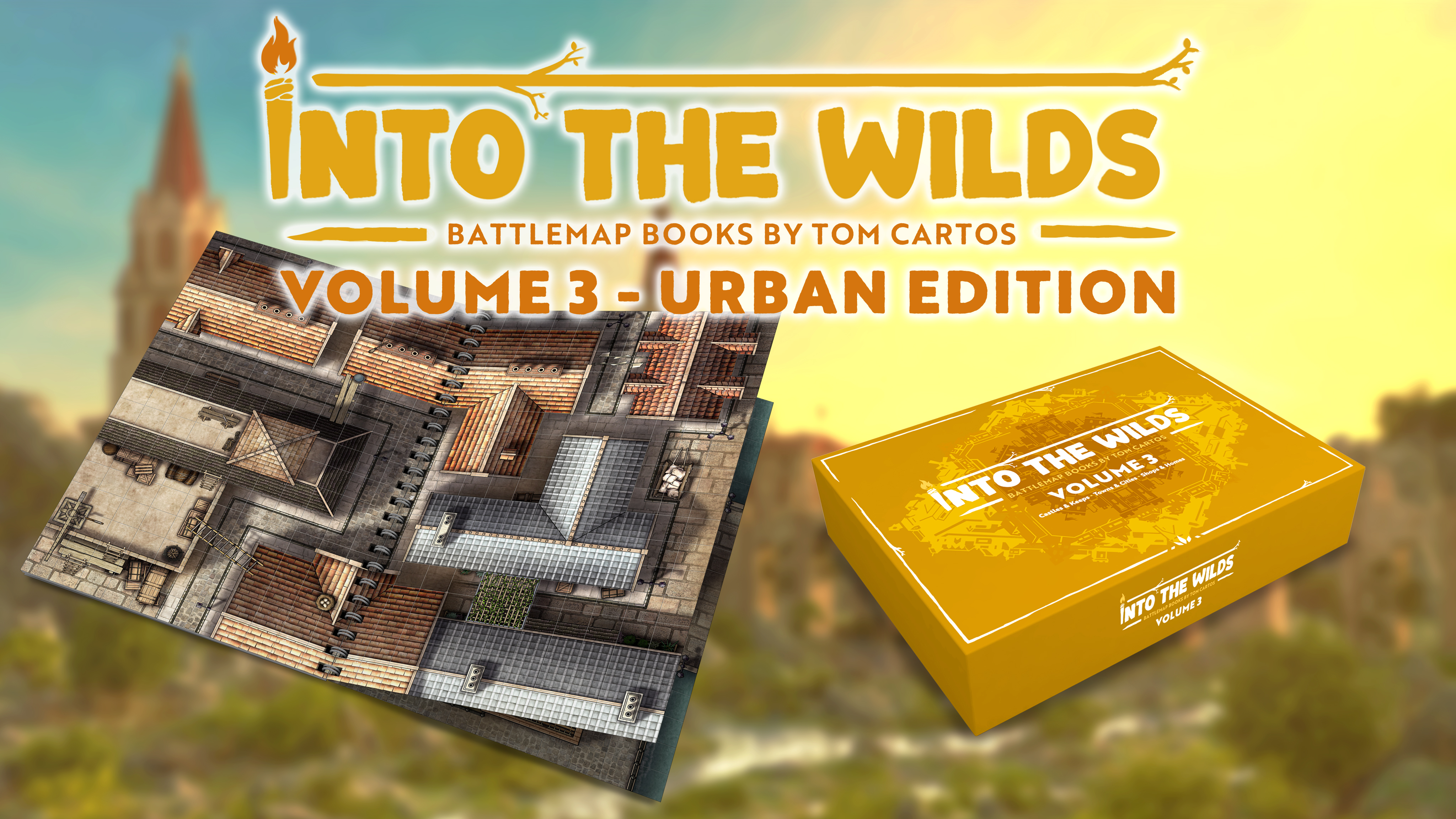 Into the Wilds Battlemap Books Volume 3: Urban Edition