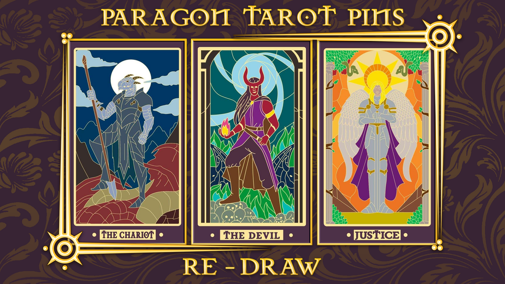 Paragon Tarot Pins - Redraw