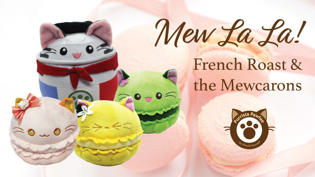 French Roast and the Mewcarons Kitty Plush