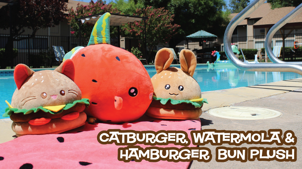 Summer Celebration: Catburger and Watermola Plush