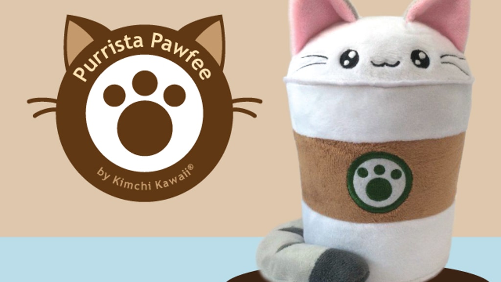 Purrista Pawfee: Cute Coffee Cat Plush