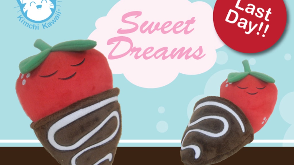 Sweet Dreams Cute Plush Strawberry