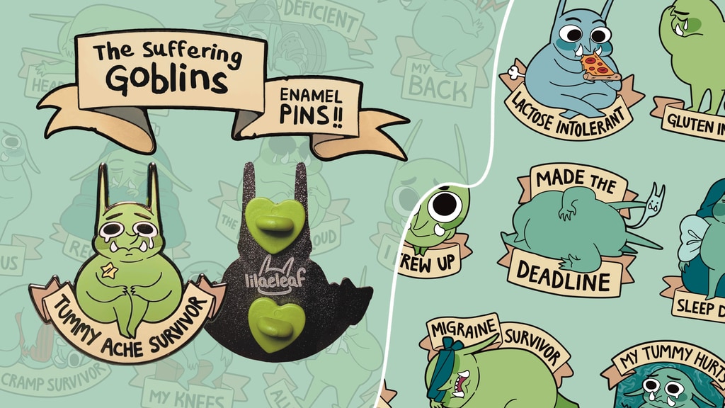 Suffering Goblin Pins