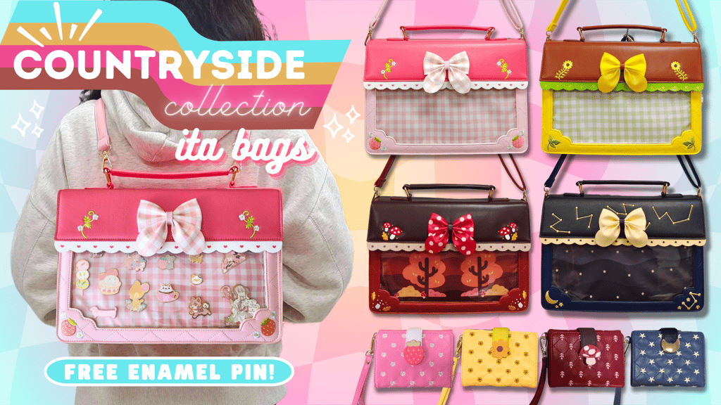 ✿ COUNTRYSIDE COLLECTION: ITA BAGS + WALLETS + PINS ✿