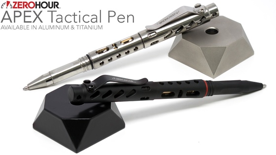 ZEROHOUR APEX: Titanium Tactical Pen with Tungsten Tip (EDC)