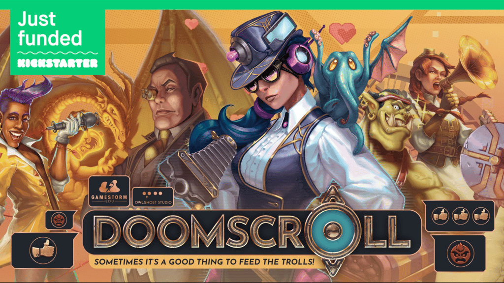 Doomscroll - A Fantasy Steampunk Social Media Card Game