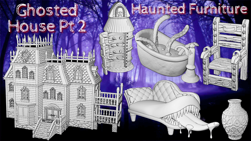 Ghosted House and Haunted Furniture Pt2-Pay what you want