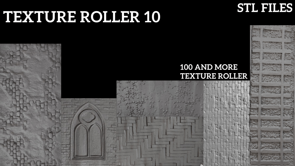 Texture roller Part 10-Stl files