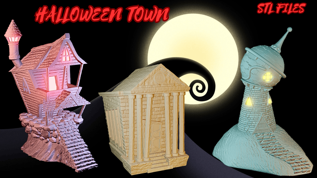 Halloween Town-Stl Files