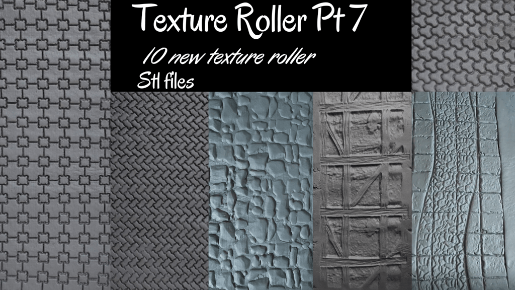 Texture Roller Pt 7-Stl files