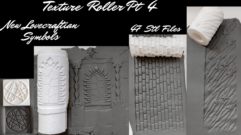 Texture roller STL Part 4 - Pay what you want