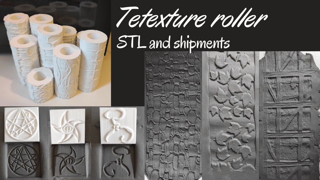 Texture roller - STL and Shipments