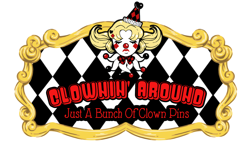 Clownin' Around : Just A Bunch Of Clown Enamel Pins