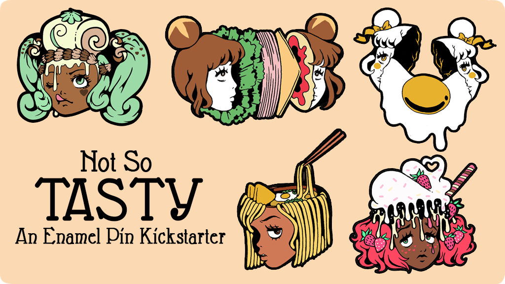 Not So Tasty: A Food Themed Enamel Pin Kickstarter