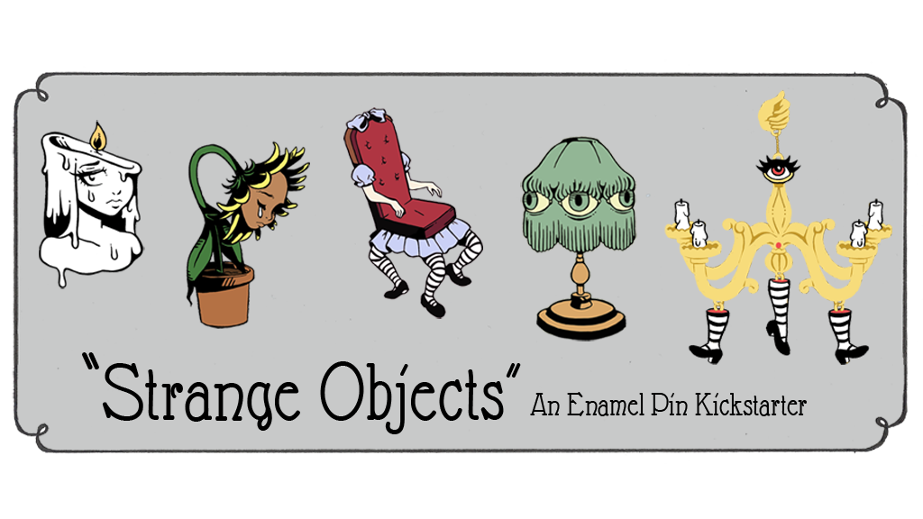 Strange Objects Enamel Pin Project