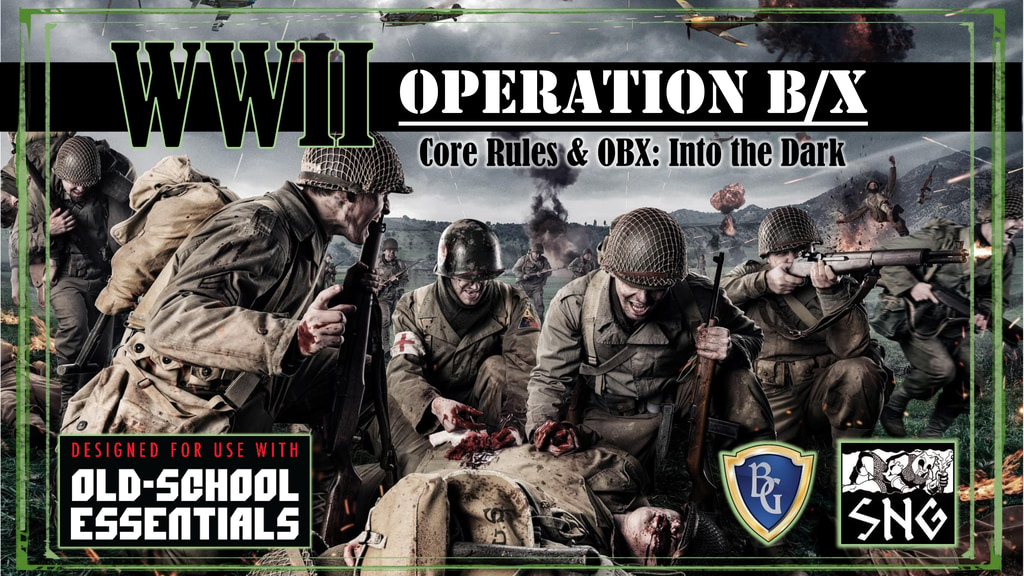 WWII: Operation B/X TTRPG for Old-School Essentials