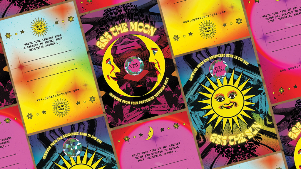 MAKE 100: "Ask the Sun & Moon" Scratch-Off Fortune Cards