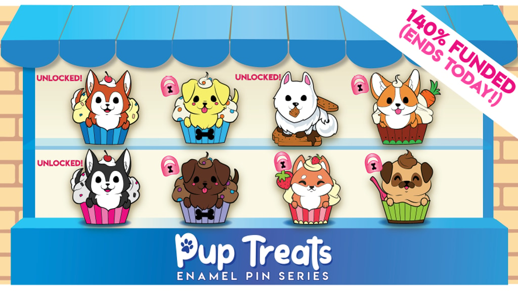 Pup Treats: Enamel Pin Series