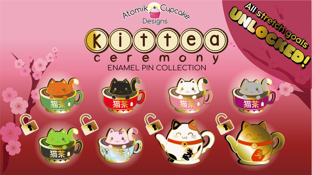 Kittea Ceremony-Hard Enamel Pin Collection