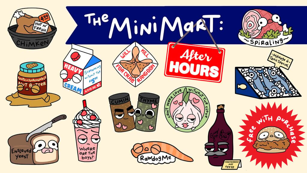 The Mini Mart: After Hours Enamel Pin Collection