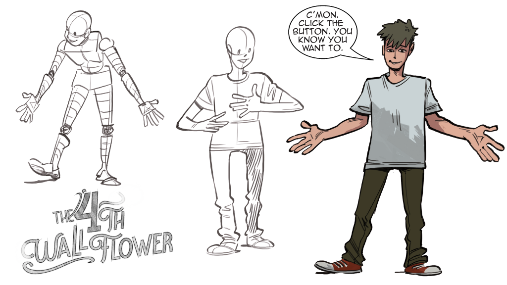 The 4th Wallflower: meta comedy that bends the law of comics