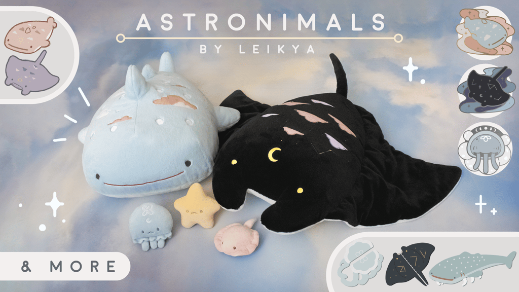 Astronimals - cute celestial plushies