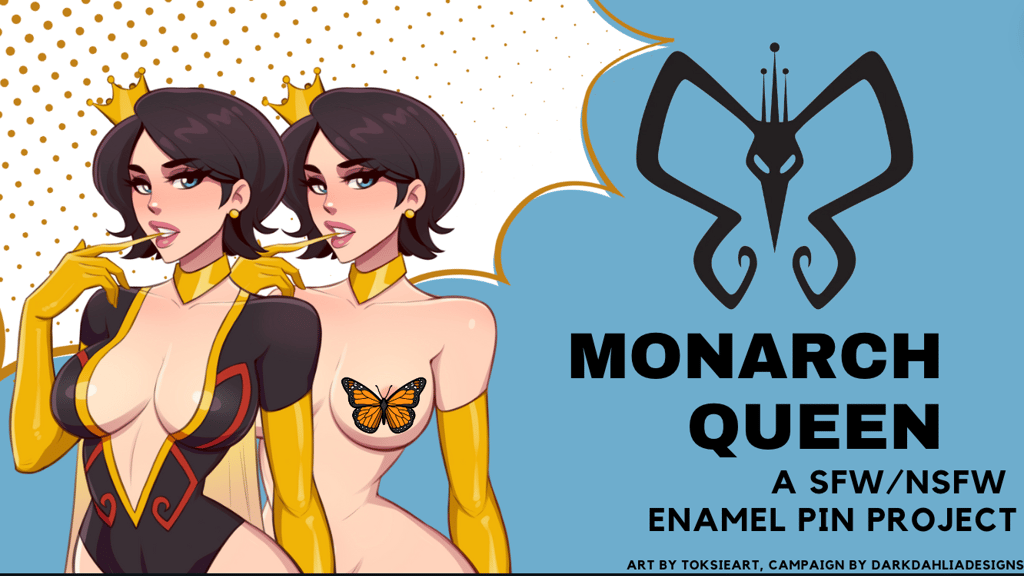 Monarch Queen: An Enamel Pin Project