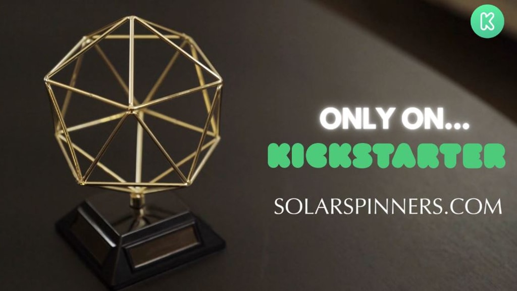 Solar Spinners - Sleek, Modern, Solar-Powered Decor