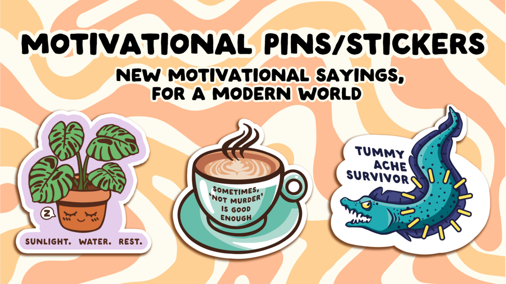 Modern Affirmation Enamel Pins