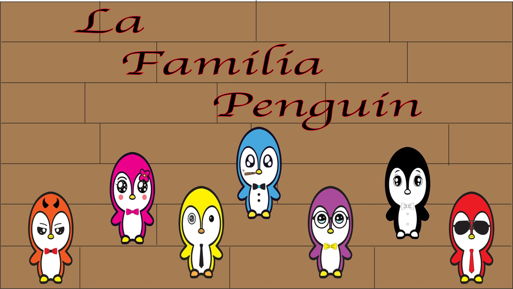 La Familia Penguin Pins