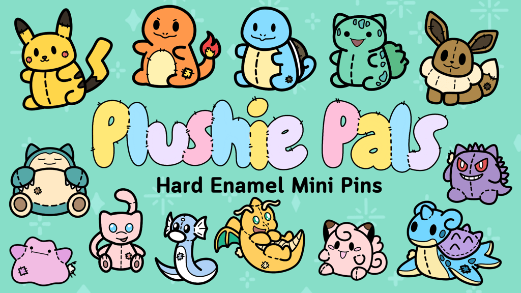 Plushie Pals Mini Pins