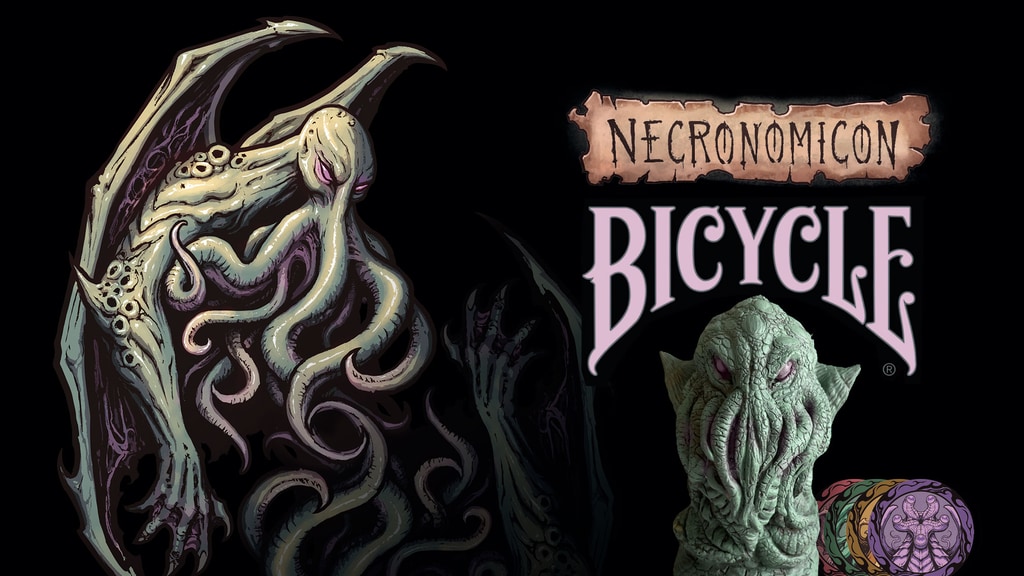 Cthulhu Bicycle Playing Cards :: The Necronomicon