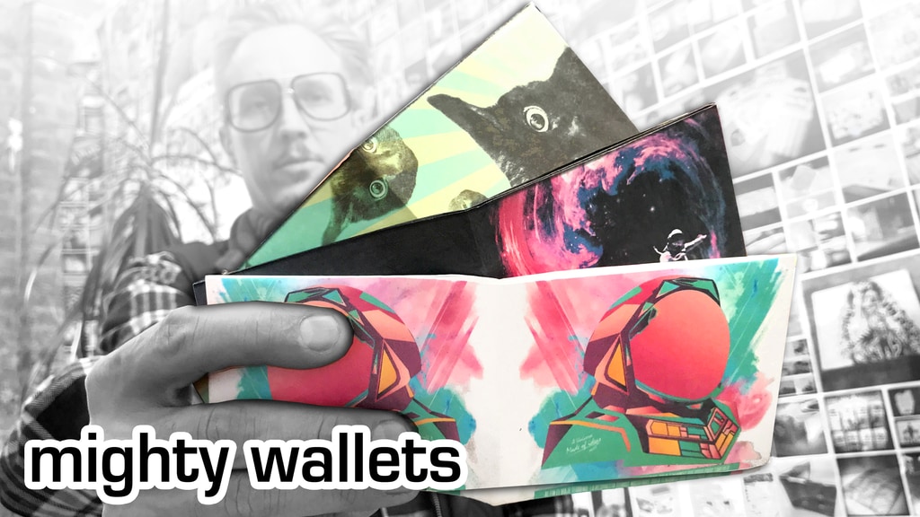 Artist Designed Mighty Wallets Thin | Strong | Green